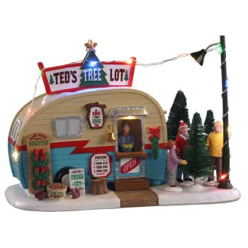Lemax ted's tree lot Vail Village 2021