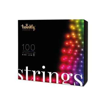 Twinkly Generation II LED Christmas light string 100 bulbs 8 meters multicolor